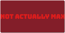 notactuallymaxofficial XXL Gaming Mousepad
