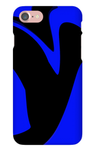 Dark Blue and Black iPhone Case