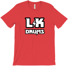 LKDRUMS TSHIRT WHITE LOGO