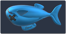 illewi XXL Fishy Gaming Mousepad