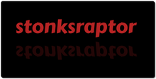 stonksraptor XXL Gaming Mousepad