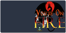 Commodore On Fire XXL Gaming Mousepad