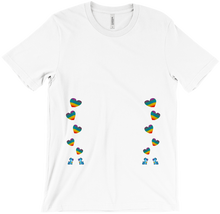 chopstickLizard pride heart Tshirt
