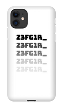 Z3FG1R_ Black Text Iphone Cases