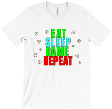 Eat Sleep Game Repeat T-Shirts
