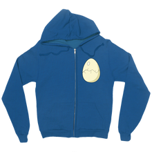 cracked_egg1 Zip Up Hoodie