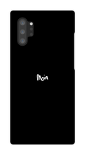 Samsung Handyhülle "moin" (logo weiß)