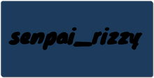 senpai_rizzy XXL Gaming Mousepad fancy