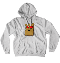 Heart Eyes Sandbag Pullover Hoodie by BeardofOz