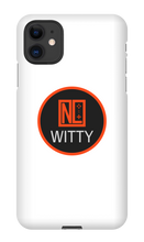 NLWITTY Circle Logo iPhone Phone Case - White