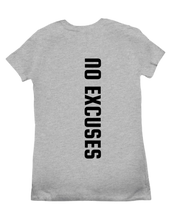NO EXCUSES women tshirt back