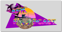 AFK Poopcast "Outrun" XXL Gaming Mousepad