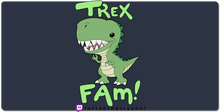 T-Rex Fam (GREEN) XXL Gaming Mousepad