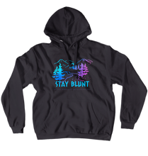 Stay Blunt Blue/Purple(No-Zip/Pullover)