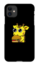 lexxlegion hamburger giraffe  iPhone Phone Cases