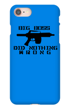 Big Boss Did Nothing Wrong iPhone Phone Case