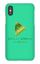 EZPLAYSTREAM iPhone Phone Case (Metal Gold Logo)