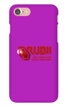 Rubii iPhone Phone Cases (red logo)