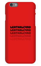 leathalc4rd iPhone Phone Cases