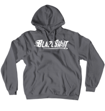 White BlazeShot Logo Hoodies