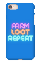 Farm Loot Repeat iPhone Cases