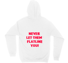 Never let them - hoodie-back - red