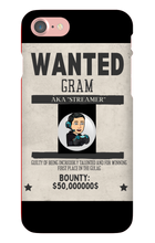 wanted_gram04 iPhone Phone Cases