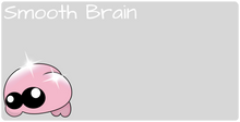 Smooth Brain XXL Gaming Mousepad