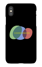 Cookoonoob iPhone Case  (ElizabethCamdenDesign)