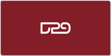 DPG White Full-Size Logo  XXL Mousepad