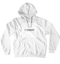 White TeaMetric Logo (No-Zip/Pullover)