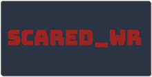 scared_wr XXL Gaming Mousepad