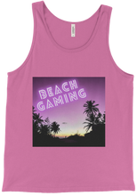 Beach Gaming Neon Sunset Tank Top