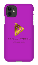 EZPLAYSTREAM iPhone Phone Case (Metal Gold Logo)