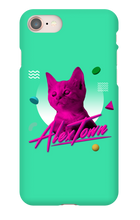 AlexTown Pink Cat Mascot iPhone Case