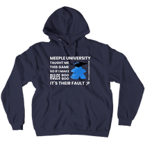 Meeple University Hoodies 1 (No-Zip/Pullover)