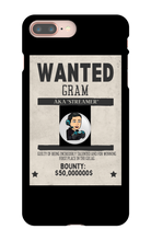 wanted_gram04 iPhone Phone Cases