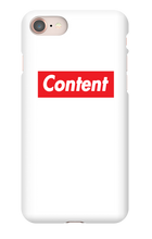 Pure content iPhone Phone Cases