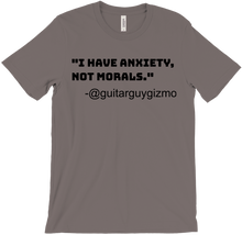 Anxiety, not morals.