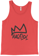 camiseta tirantes logo negro raqtlol