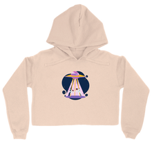 Space Adventure Female Crop Hoodie