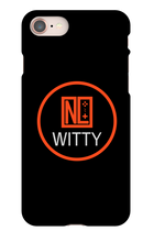NLWITTY Circle Logo iPhone Phone Case - Black