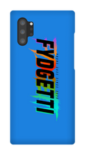 FYDGETTI Black Text Design Samsung Phone Case