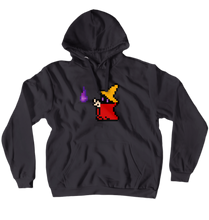 Black Mage Hoodie (No-Zip/Pullover)