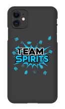Team Spirits Blue Theme iPhone Phone Cases