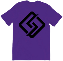 T-Shirt with large black logo on back