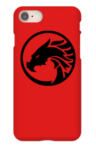 QcDragonz iPhone Phone Cases Black Logo