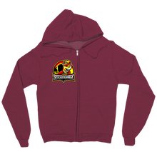 zip-up-hoodie Quacker sword logo