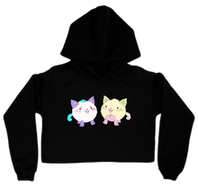 Catball cropped hoodie
