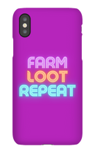 Farm Loot Repeat iPhone Cases